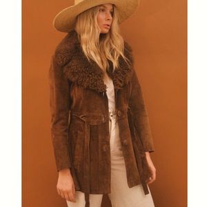 1970s Shearling Collared Jacket